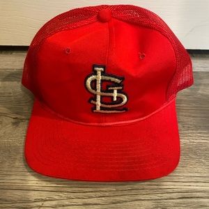 VTG 90s St. Louis Cardinals MLB Plain Logo Wool Sports Specialties Snapback Hat